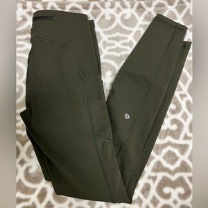 Lululemon Speed up tights Dark olive